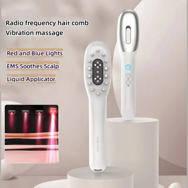 Anti stripping hair laser current massage comb