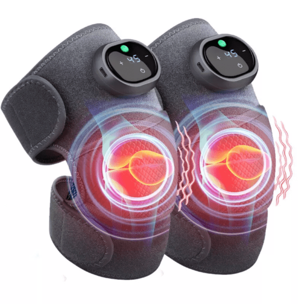 Electric Heating Vibration Knee Brace Leg Therapy Massager - Image 9