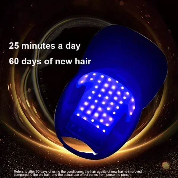 48 Leds Hair Growth Red Light Therapy Cap Red&blue Light Infrared Light Therapy Device for Prevents Hair Loss and Hair Growth - Image 4