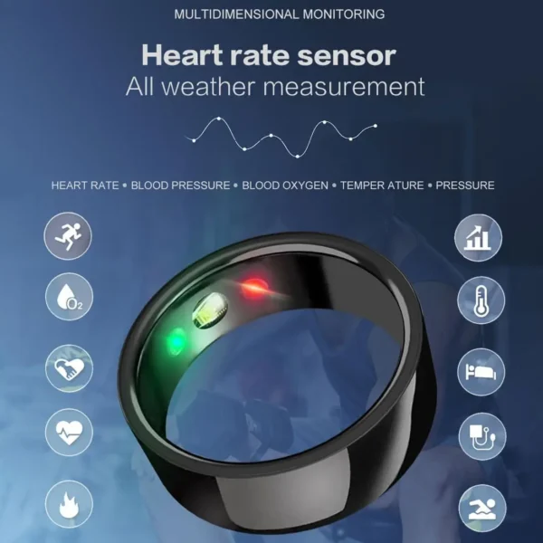 Sports Health Ring Intelligent Health Monitoring Easy to Wear And View Data At Any Time